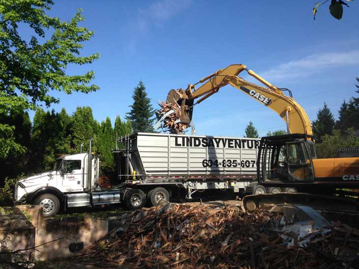 Loading truck in Abbotsford